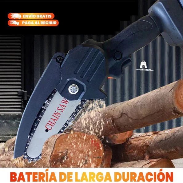 Mini Motosierra de Mano Portátil Recargable + MALETÍN + 2 BATERÍAS - Tienda GoMart!