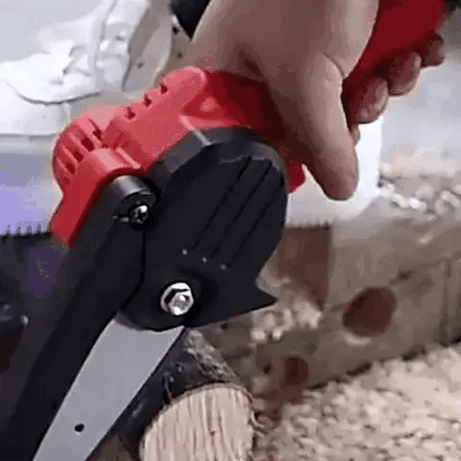 Mini Motosierra de Mano Portátil Recargable + MALETÍN + 2 BATERÍAS - Tienda GoMart!