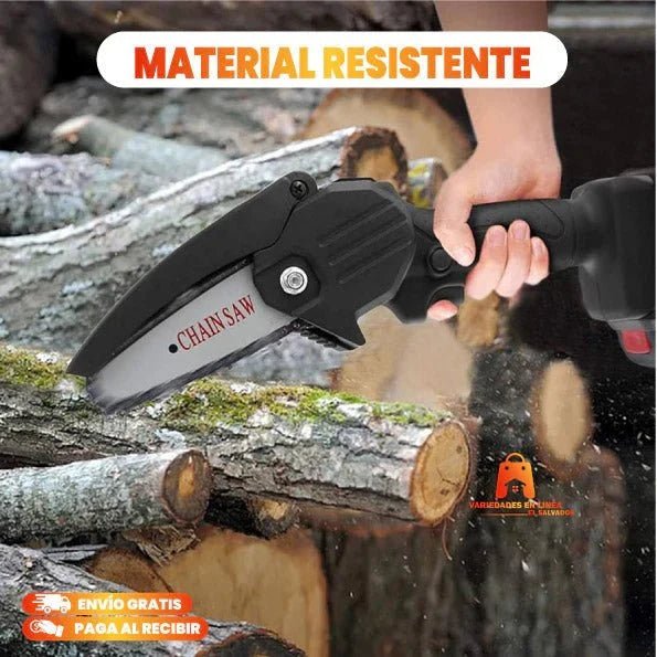 Mini Motosierra de Mano Portátil Recargable + MALETÍN + 2 BATERÍAS - Tienda GoMart!